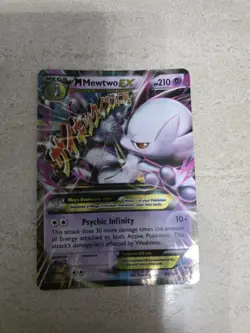 M Mewtwo EX Holo | 64/162 | XY Breakthrough | Pokemon Card TCG - LP/MP - Image 1