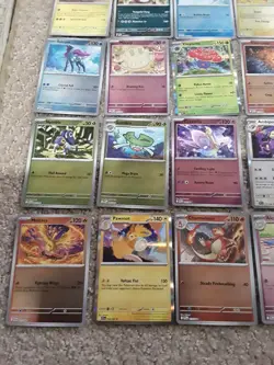 Mega Evolutions Phantasmal Flames 36 Card Reverse Holo and Holo Lot! - Image 2