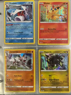 110 POKEMON cards in binder all holos + reverse holos! - Image 3