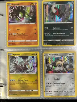 110 POKEMON cards in binder all holos + reverse holos! - Image 4