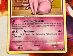2010 Pokemon Espeon Holo - 2/90 HGSS Undaunted Card - Nice Swirl - Image 4