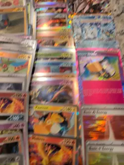 Lot Of 362 Pokemon Cards Holo, Reverse Holo, Bulk - Image 3