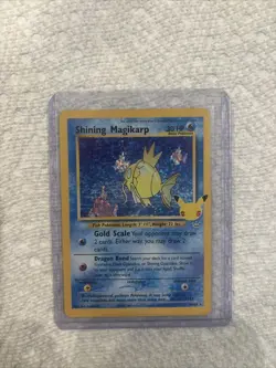 Pokemon TCG Shining Magikarp Card 66/64 Celebrations 25th Anniversary Edition NM - Image 1