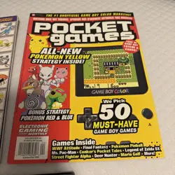 Pokemon Vintage Books And Card Case With Pocket Game And Players Guide - Image 3