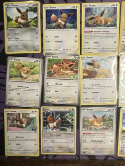 Eevee Card Lot (18 Cards), Pokemon Card TCG, Vintage-Modern - Image 2