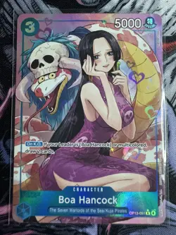 Boa Hancock (Alt Art) OP13-051 R Carrying on His Will - ONE PIECE Card ENGLISH - Image 1