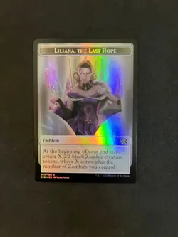 Liliana, the Last Hope FOIL TOKEN [Double Masters] Magic MTG Cards NM - Image 1