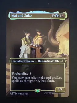 Mai and Zuko (Borderless) Avatar: The Last Airbender: Eternal-Legal Foil - Image 1