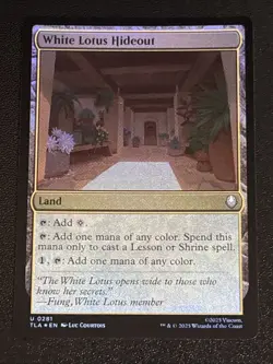 MTG Avatar: The Last Airbender White Lotus Hideout Foil 0281 NM - Image 1