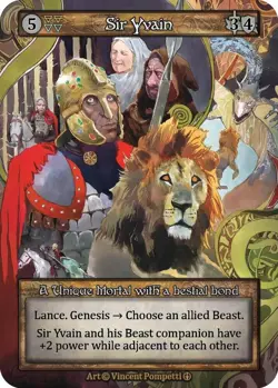 Sir Yvain - Sorcery Arthurian Legends - Unique - Non Foil - Image 1