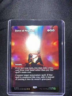 MTG Avatar the Last Airbender Force of Negation Borderless Holofoil M0013 - Image 2