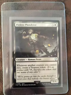 Pitiless Plunderer Commander Final Fantasy MTG Magic The Gathering FFVI 0281 FIC - Image 1