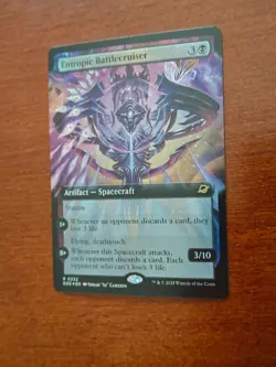 Foil Entropic Battlecruiser (Extended Art) [Edge of Eternities] MTG - Image 2