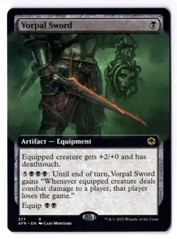 Vorpal Sword NM* EXTENDED Adventures In Forgotten Realms 377 mtg -UnltdCards - Image 1