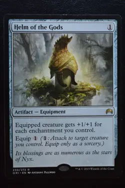 Magic The Gathering MTG HELM OF THE GODS Magic Origins LP Lightly Played - Image 1
