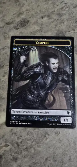 Vampire / Zombie Token - MTG Commander 2017 - LP - Image 1