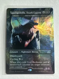 Spacegodzilla, Death Corona - Void Beckoner (NM FOIL) IKO: Lair of Behemoths MTG - Image 1