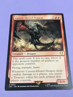 MTG: The Lord of the Rings: Cavern-Hoard Dragon #0031 Rare - NM - Image 1