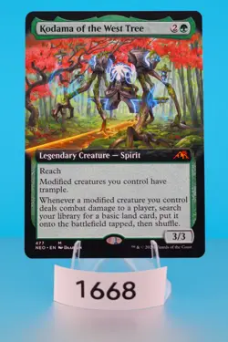 MTG Kodama of the West Tree (Extended Art) Kamigawa: Neon Dynasty Regular #477 - Image 1
