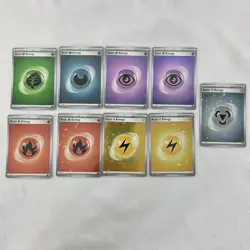 Pokemon Holo Energy Cards Lot Of 9 Cosmo Holo Shrouded Fable - SWIRLS Rare - Image 1