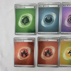 Pokemon Holo Energy Cards Lot Of 9 Cosmo Holo Shrouded Fable - SWIRLS Rare - Image 3