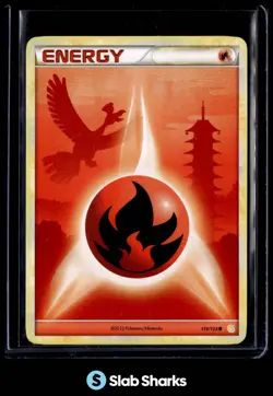 2010 POKEMON HEARTGOLD & SOULSILVER #116/123 FIRE ENERGY - Image 1