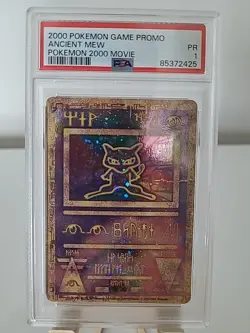 2000 Pokemon Game Movie Promo - Ancient Mew Holo - PSA 1 - Image 1