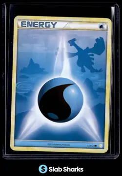 2010 POKEMON HEARTGOLD & SOULSILVER #117/123 WATER ENERGY - Image 1