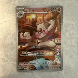 Pokemon TCG S&V Black Bolt Timburr/Gurdurr/Conkeldurr Lot of 3 IRs - NM - Image 3