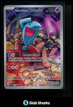 2023 POKEMON CENTER SV BLACK STAR PROMOS - SVP EN #203 TEAM ROCKET'S WOBBUFFET - Image 1