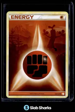 2010 POKEMON HEARTGOLD & SOULSILVER #120/123 FIGHTING ENERGY - Image 1