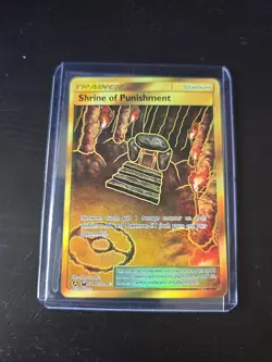 Shrine of Punishment - SV90/SV94 - Pokemon Hidden Fates Sun Moon Full Art NM - Image 1