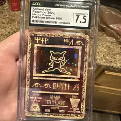 Ancient Mew Pokemon 2000 Movie Promo Pokemon Movie 2000 CGC 7.5 Butt Swirl! - Image 4