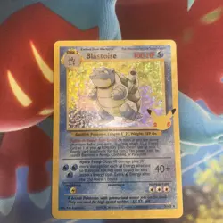 Pokemon Blastoise 2/102 Celebrations 25th Anniversary Holo Rare NM/MINT - BLEED! - Image 2
