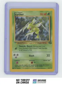 1999 Pokemon Classic Jungle Scyther #26/64 - Image 1