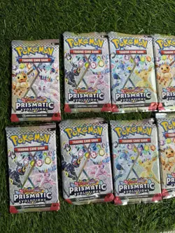 POKEMON PRISMATIC EVOLUTIONS (LOT OF 12) BOOSTER PACKS FACTORY SEALED - Image 2