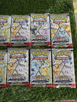 POKEMON PRISMATIC EVOLUTIONS (LOT OF 12) BOOSTER PACKS FACTORY SEALED - Image 3