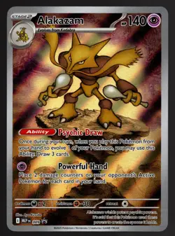 Alakazam 009 Mega Evolutions Black Star Promo Pokemon TCG - NM - Image 1