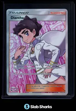 2018 POKEMON SUN & MOON FORBIDDEN LIGHT #130/131 DIANTHA ULTRA RARE - Image 1