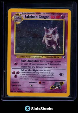 2000 POKEMON GYM HEROES #14/132 SABRINA'S GENGAR HOLO - Image 1