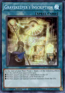 Yu-Gi-Oh! Gravekeeper's Inscription - Photon Hypernova (PHHY) - Ultra Rare - Image 1