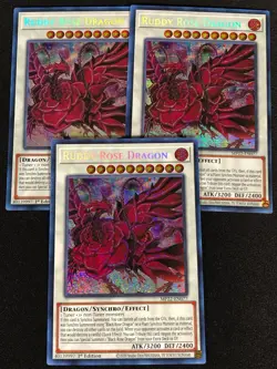 Yugioh Ruddy Rose Dragon MP22-EN077 1st Secret x3 (NM) - Image 1