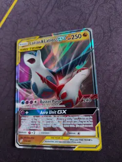 Pokemon Latias and Latios GX Tag Team Card Good Condition Ungraded 113/181 - Image 4