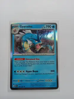Gyarados 130/165 Holo Scarlet & Violet 151 NM Pokemon Card - Image 1