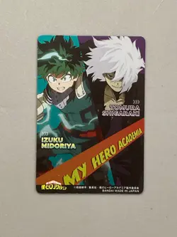 Heroes VS Villains - Izuku Midoriya, Tomura Shigaraki - My Hero Academia Card - Image 2