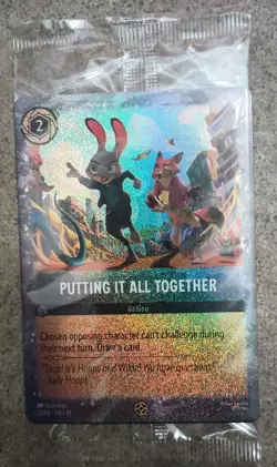 Zootopia 2 Lorcana Putting It All Together 27/P3 Cinemark Holo Promo Card Disney - Image 1