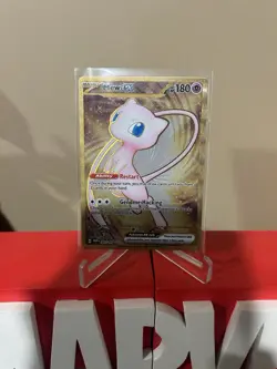 Pokemon TCG Mew EX Metal Gold NM 205/165 Scarlet & Violet 151 Promo Card - Image 1