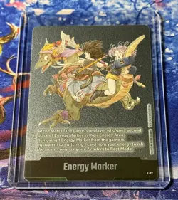 Energy Marker E-72 Silver Manga Booster 02 Dragon Ball Card English - Image 1