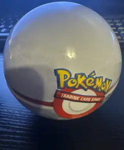 Pokemon Trading Card TCG D21 2020 Premier Ball Pokeball Tin Poke Ball 3 Boosters - Image 1