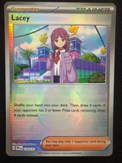 Lacey 114/131 Pokeball Holo - S&V Prismatic Evolutions - Pokemon TCG Card - NM - Image 1